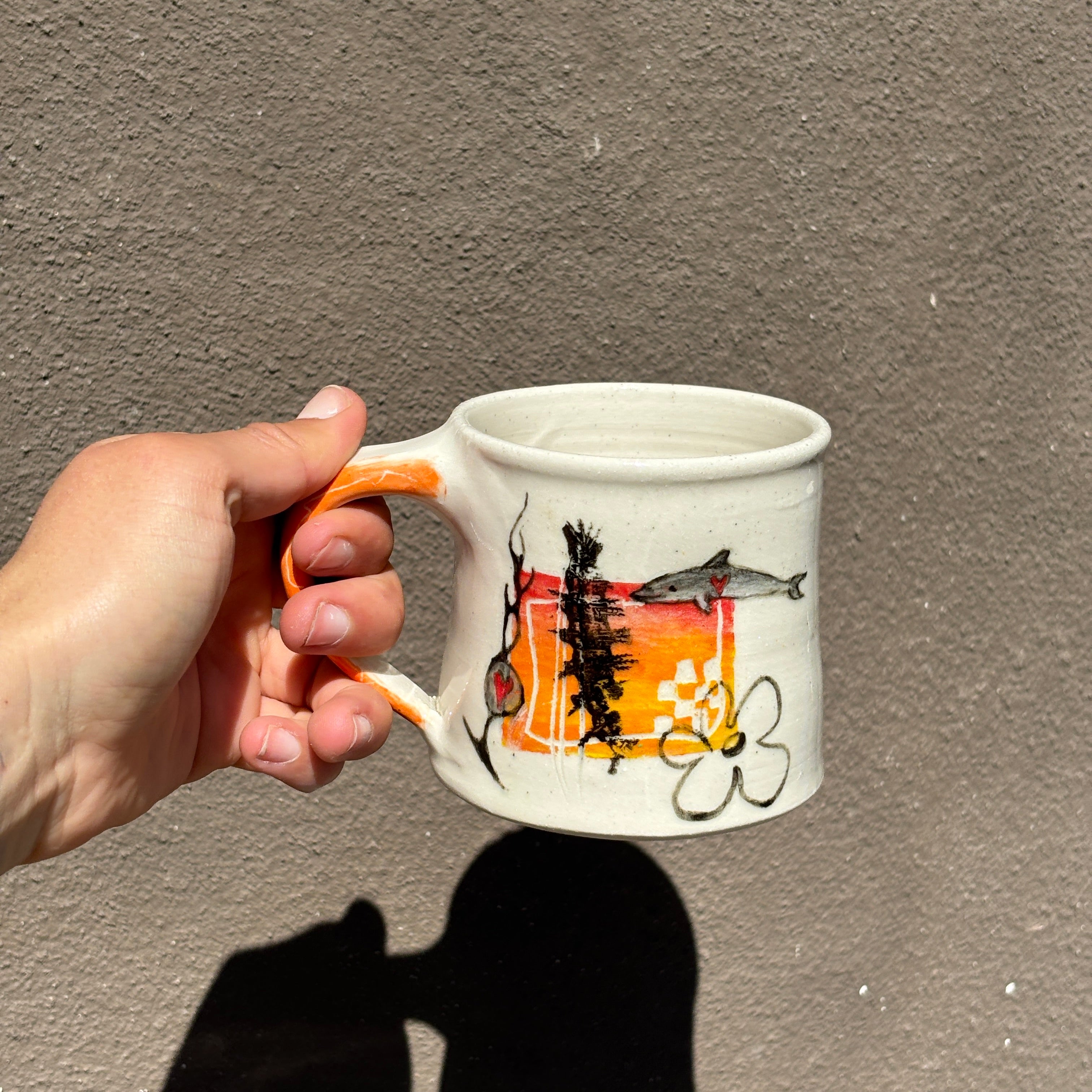 Mixed Media Orange